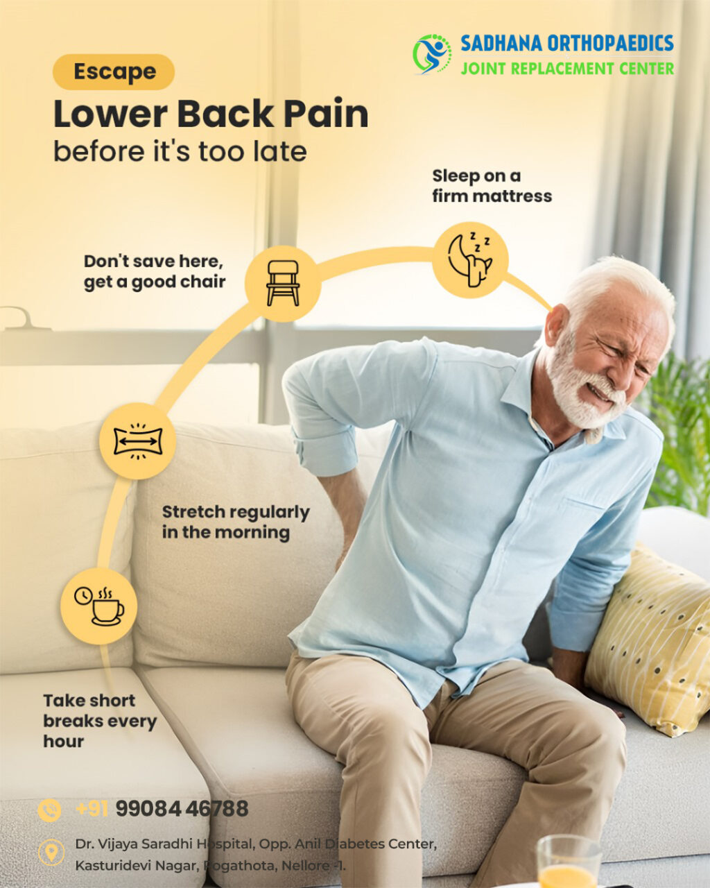 Instagram post from sadhanaorthopedic. This post is in position 2.